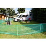 Universalzaun 80cm / 20m, 11 Pfähle, Einzelspitze