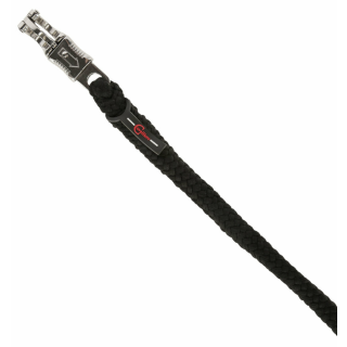 Führstrick ClassicSoft black, mit Panikhaken