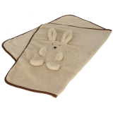 Welpendecke Häschen,  beige, 72x51cm