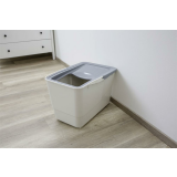 Katzentoilette Buxo,grau/blau, 56x39x38,5cm, mit Schaufel