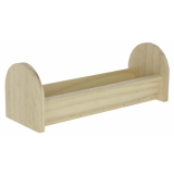 Futtertrog für Nager 28x10x10cm, aus Holz