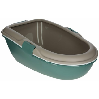 FURBA Katzentoilette MAXI, english green/taupe, mit Reinigungssieb, 69x47x26cm