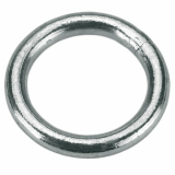 geschweißter Ring, Stahl verzinkt - 50mm x 8mm