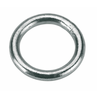 geschweißter Ring, Stahl verzinkt - 60mm x 10mm