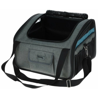 Autositztasche Vacation grau/blau, 44x35x30cm