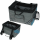 Fahrradtasche  Vacation grau/blau, 38x29x25cm