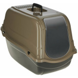 Katzentoilette Emma Eco Braun/Schwarz, 57x39x41cm