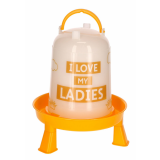 Kunststoff-Tränke orange/weiß, 5 l, mit...