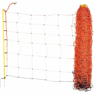 Schafnetz ClassicNet, orange, Höhe: 90 cm - Doppelspitze