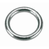 geschweißter Ring, Stahl verzinkt - 40mm x 5mm