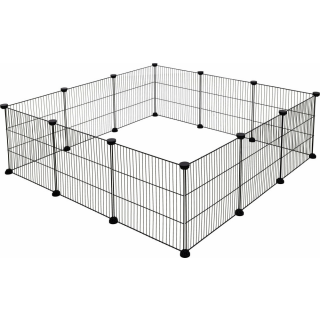 Freigehege, lackiert, 12 Gitter 35x35 cm