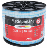 Band PlatinumLine, 200m, 40mm, weiß/blau, 6x0,2...