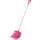 Pferdedunggabel V-Fork pink, 40x31cm Polycarbonat, mit Stiel