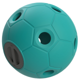 Futterspielball Soccer Ø 40cm, aquamarin
