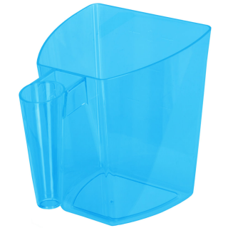 Futterschaufel blau transparent 2000ml mit Skala