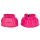 Springglocken Gummi, paarweise, Klettverschluss, pink, Gr. S