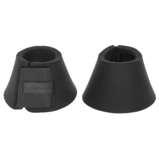 Hufglocken NeoLite Kautschuk, paarweise, Klettverschluss, black, Gr. M