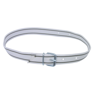 Halsmarkierungsband 90 cm lang weiß/schw., Rollschnalle