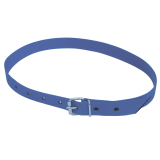 Halsmarkierungsband blau, 120 cm  mit Rolldornschnalle