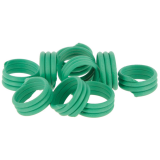 Hühnerringe 20mm grün, 100 Stück