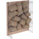 Kleintier-Raufe verzinkt, L x B x H: 26 x 18 x 34 cm