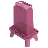 Futterautomat pink, für 3,5l / ca. 3kg, mit...
