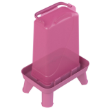 Geflügeltränke Kunststoff pink, 5,5 l, mit...