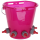 Lammeimer, mit 5 kurzen Saugern, pink