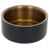 Edelstahlnapf Golden,  900ml,  Ø17 cm, Höhe...