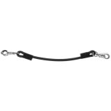 Anbinde-Gummiseil, schwarz, 60cm