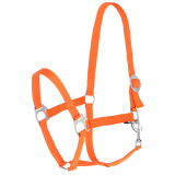 Nylonhalfter Hippo, Pony orange