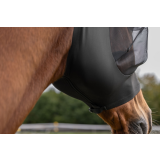 Fliegenschutzmaske FinoStretch Zipper, Pony, schwarz