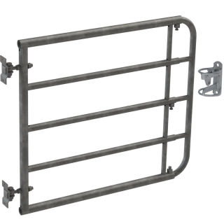 Verstellb. Weidetor, 90cm 1-1,7m verzinkt, incl. Montageset
