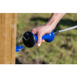 5 Stück Torgriff Premium, blau, Edelstahl, mit Haken