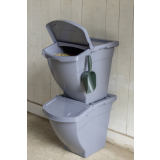 Futterbox 40 Liter, stapelbar, mit Deckel