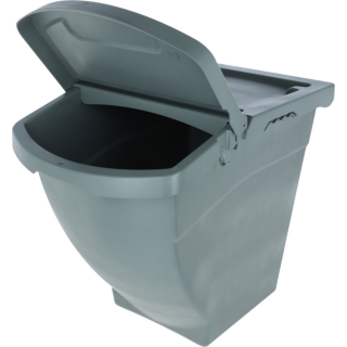 Futterbox 60 Liter, stapelbar, mit Deckel