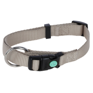MIAMI Halsband, beige 15 mm, verstellbar 30 - 45 cm