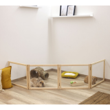 Indoor Raumteiler-Kleintierauslauf, 4 Elemente a´...