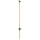 25 Stück Fiberglaspfahl rund Ø 10mm x 105cm mit Trittfuß und Isolator