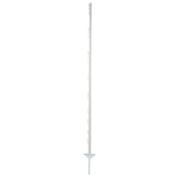 10 Stück Kunststoffpfahl weiß 150 cm,...
