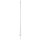 10 Stück Kunststoffpfahl weiß 150 cm, glasfaserverstärkt, Doppeltritt