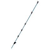 10 Stück Fiberglaspfahl 147cm, rund 9,5mm, mit...