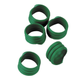 Spiralringe 16 mm, grün Kunststoff, 100 Stück