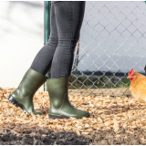 Nora Arbeitsstiefel RANCH LOW Gr. 47 PVC, olivgrün