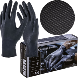 Einmalhandschuh X-Grip black 240mm, 50 Stück, Gr....