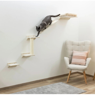 Kletterwand Monte Prado für Katzen, 4-teilig, beige