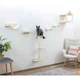 Kletterwand Monte Falco für Katzen, 6-teilig, beige